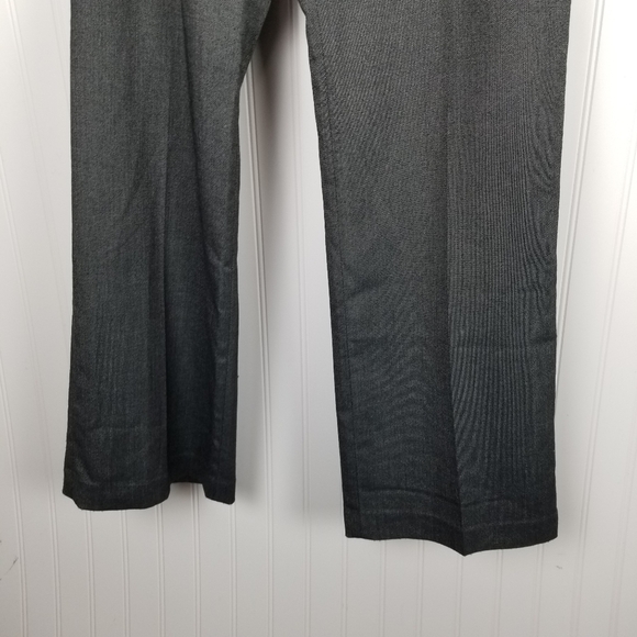 Nic + Zoe Womens Straight Leg Front Zip Trouser Pants Sz 12 Gray Wide Waist Band - Picture 7 of 8